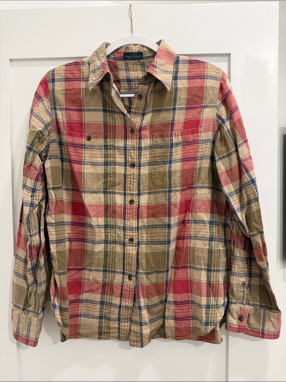 Lauren Jeans Co. Ralph Lauren Plaid Button Down Shirt – Approx. Women’s M